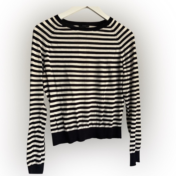 COS Sweaters - COS Cotton Sweater As Is | S | Black and White